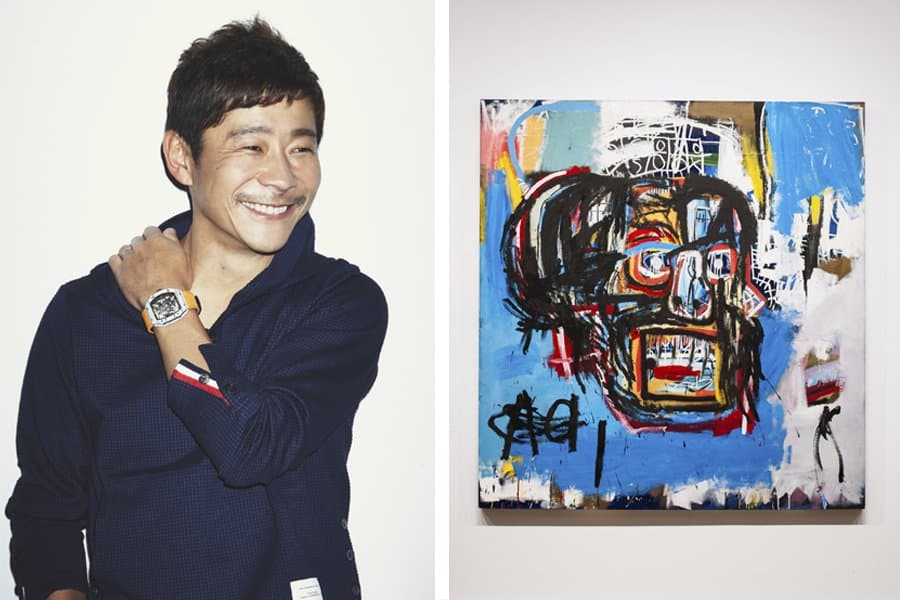 yusaku-maezaw-sothebys-jean-michel-basquiat-painting-auction-record-untitled-skull